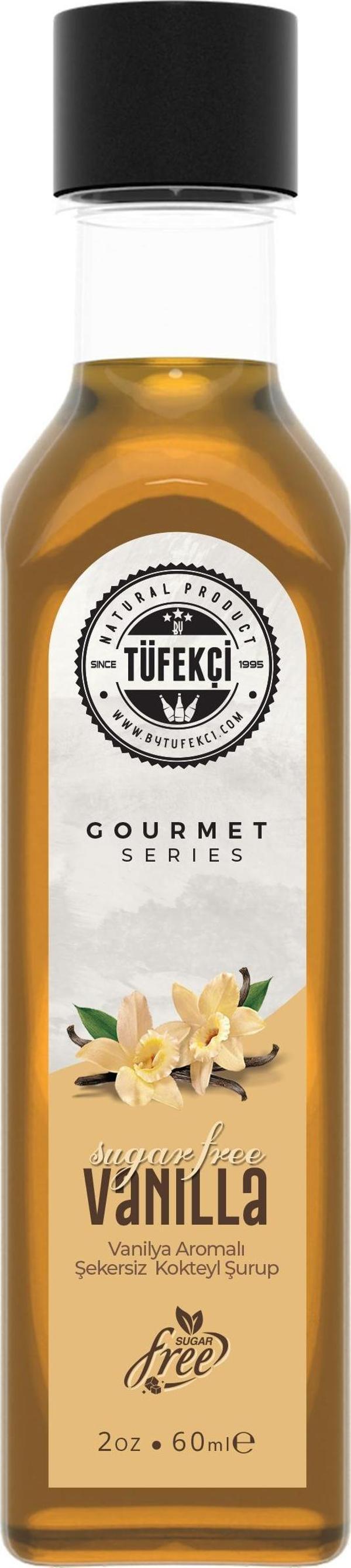 Şekersiz (SUGAR FREE) Kahve Ve Kokteyl Şurubu Yeni Yüksek Aromalı Kalorisiz Formül 60ml - Image 1