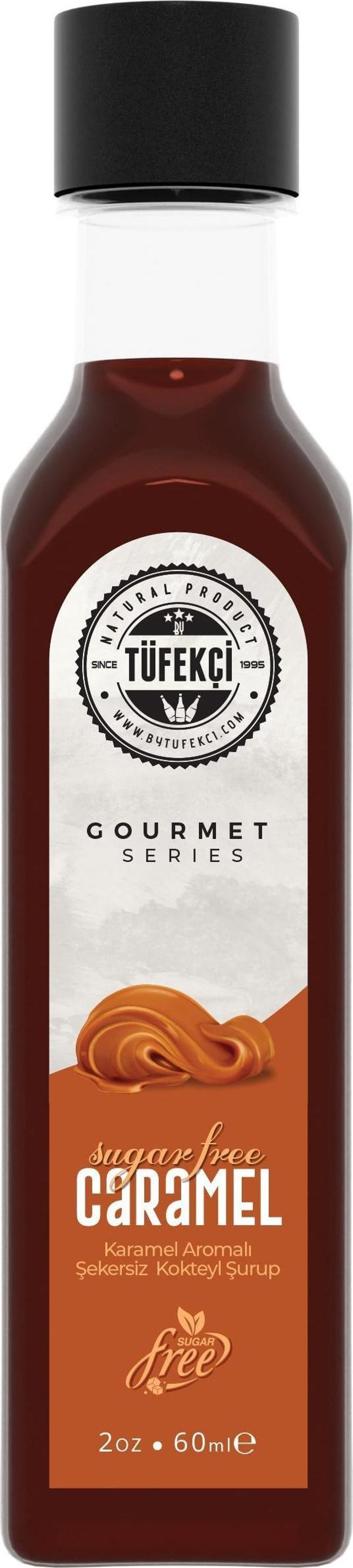 Şekersiz (Suger Free) Karamel Şurubu Yeni Yüksek Aromalı Kalorisiz Formül 60ml - Image 1