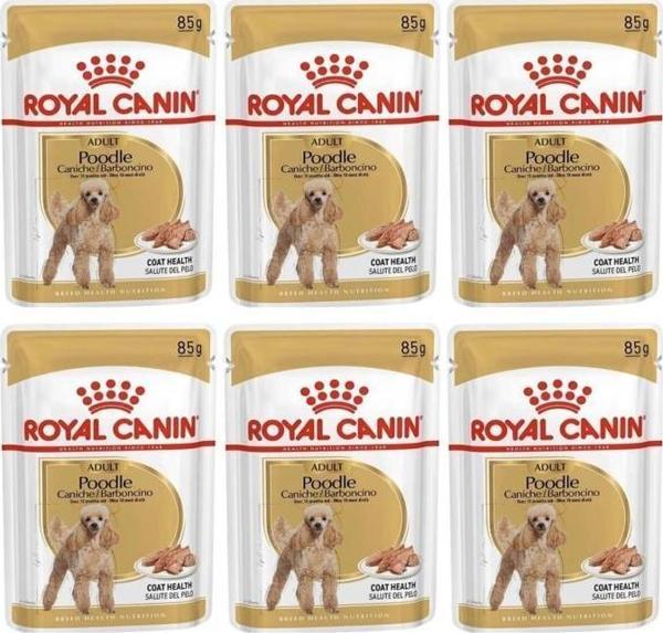 Royal Canin Adult Poodle Caniche Tüy Sagligi Destekleyici Yetiskin Köpek Konservesi 85gr 6 Adet
 - Image 1