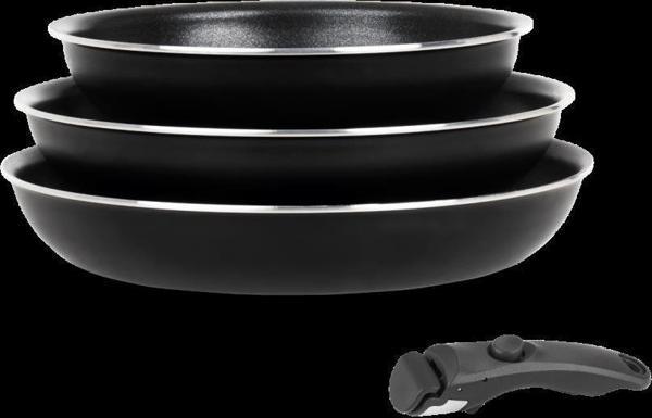 LEGGNO AIO2200SET4 ALL-IN-ONE TITANIUM 4 PARÇA TAVA SETİ - Image 1
