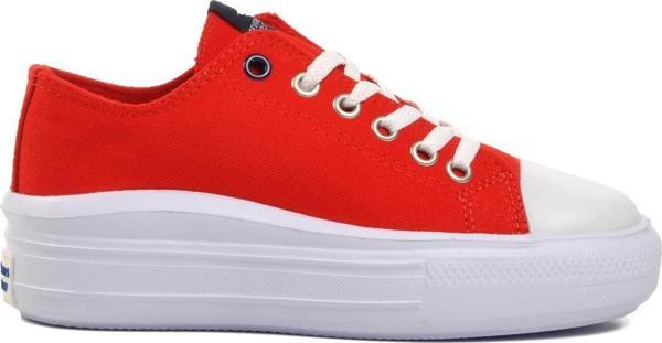 Beverly Hills Polo Club PO-30088 Kırmızı Kadın Sneaker - Image 1