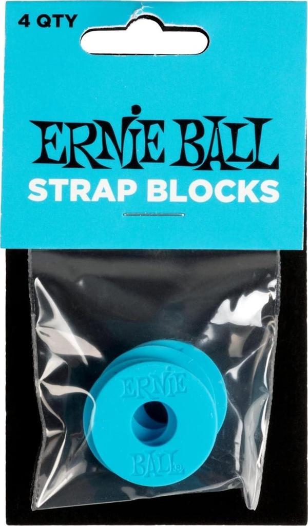 Ernie Ball P05619 Strap Block 4PK-Mavi - Image 1