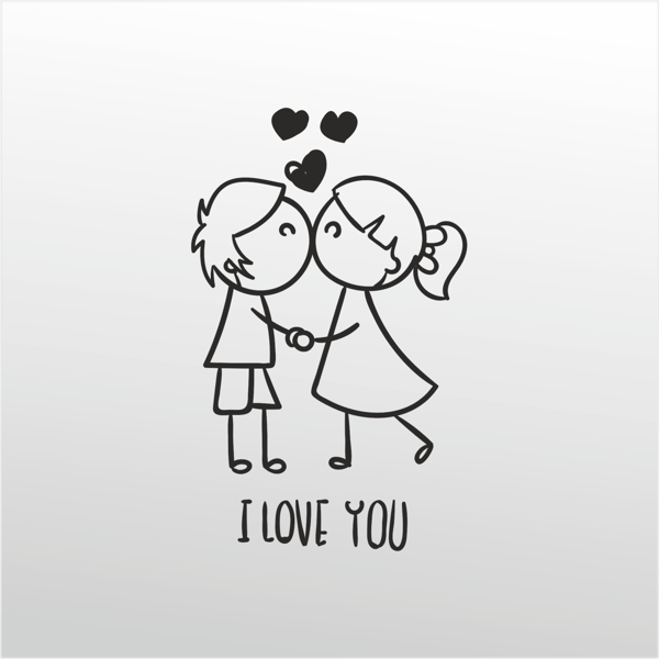 Folyo Sticker Kadın Ve Erkek - Image 1