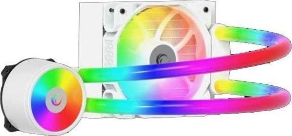 Rampage ICEBLADE C4 Beyaz 72CFM 2000RPM ARGB Fan AM5/LGA1700 Uyumlu Ledli Tüplü 120mm Sıvı Soğutma - Image 1