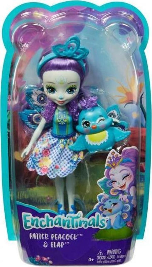 Enchantimals Bebek Patter Peacock & Flap DVH87 FXM74 Orijinal - Image 1