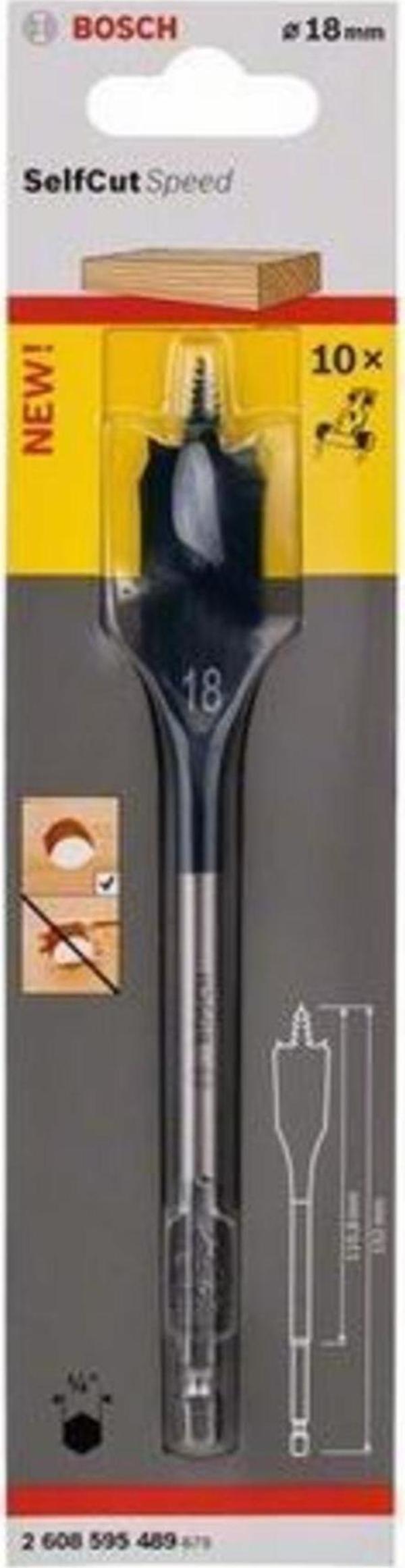 Bosch 18x152 Altıgen Yassı Ahşap Maktap Ucu - Image 1
