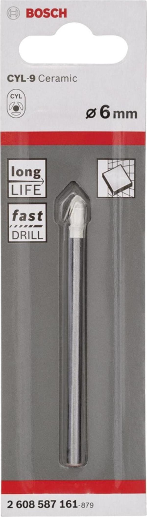 Bosch Cyl-9 Serisi Seramik Matkap Ucu 6 X 80 Mm - 2608587161 - Image 1