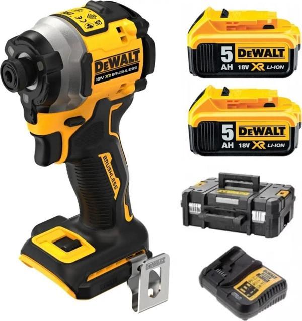 Dewalt Dcf850p2t 18v 5.0ah Li-ion Kömürsüz Çift Akülü Darbeli Tornavida - Image 1