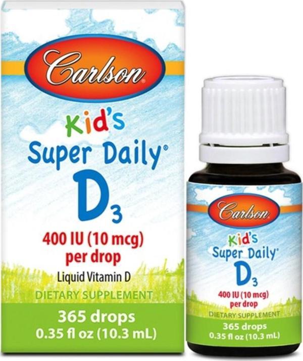 Carlson Kids Daily D3 Drops Damla 10.3 ml - Image 1