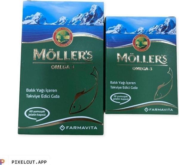 Möller's Mollers Möller 's Balık Yağı Omega-3 90 Kapsül - Image 1