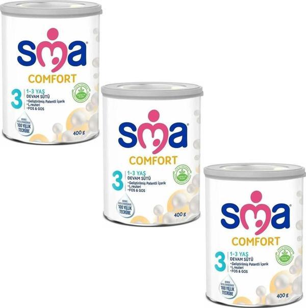 SMA Comfort 3 Devam Sütü 400 gr 3 Adet - Image 1