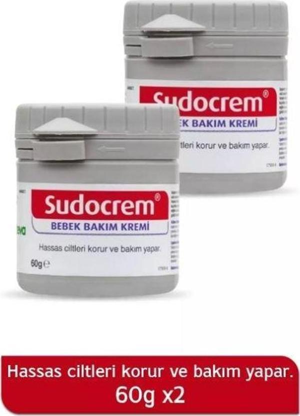 Sudocrem Pişik Kremi Ve Bebek Bakım Kremi 60 Gr X 2. - Image 1