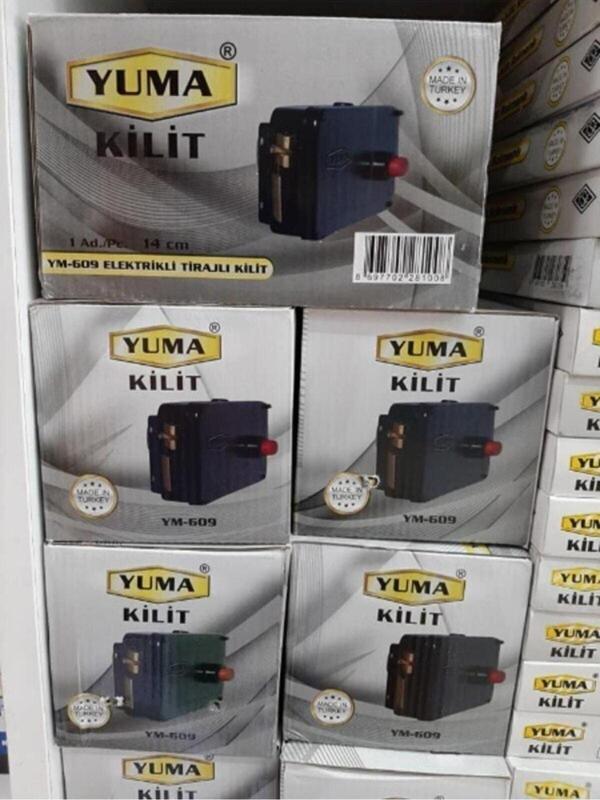 Yuma Elektrikli Tirajlı Kilit 14 Cm - - Ym-611 - Image 1