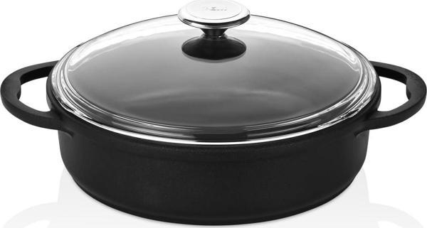 Cem Premium Alüminyum Döküm Basık Tencere 24 cm - Image 1
