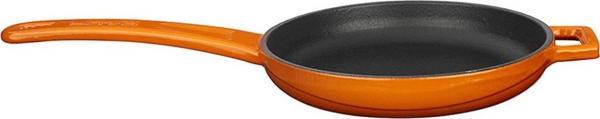 Lava Döküm Yuvarlak Kızartma Tavası Döküm Demir Yekpare Saplı Çap(Ø)16cm. - Image 1