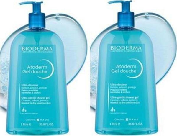Bioderma Atoderm Gentle Shower Gel 1 Lt 2 Adet - Image 1