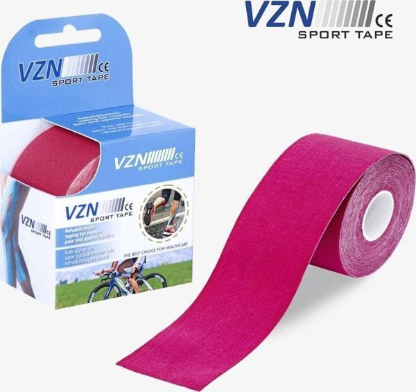 Vzn - Sport Tape Bant - Sporcu Bandı - 5cmx5m ( Pembe ) - Image 1