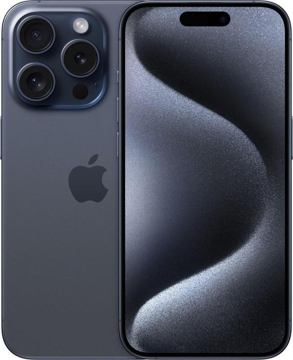 Apple iPhone 15 Pro 128 GB Mavi Titanyum(Apple Türkiye Garantili) - Image 1