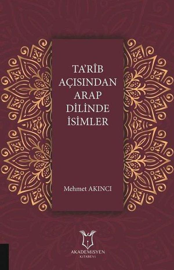 Ta'rib Açısından Arap Dilinde İsimler - Akademisyen Kitabevi - Image 1