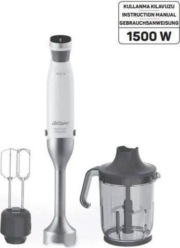 ARZUM 1114-B TECHNOART MAXI NEO EL BLENDER BEYAZ - Image 1