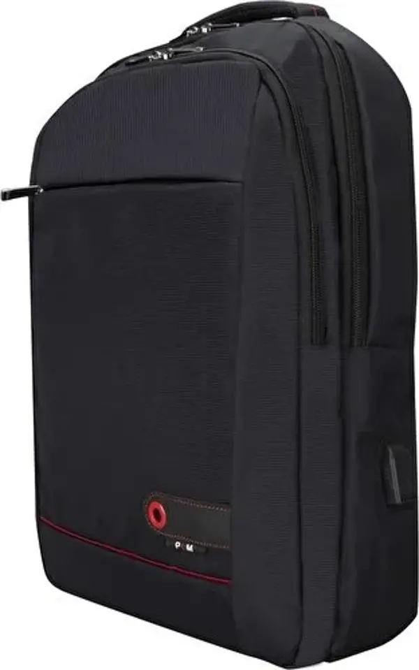 Lucca-Usb-15.6 Inc Siyah Notebook Sırt Çantası - Image 1