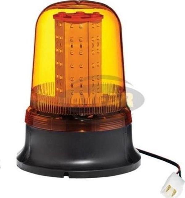 Trafik Döner İkaz Lambası Ledli 12/24V Sarı TR 503-8 - Image 1