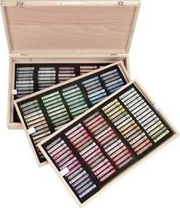 Talens Rembrandt Soft Pastel Boya 225 Renk Tam Boy Ahşap Kutulu Set - Image 1