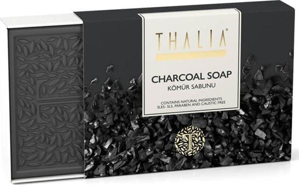 Thalia Detoks Etkili Kömür Özlü Doğal Katı Sabun 150 Gr - Image 1