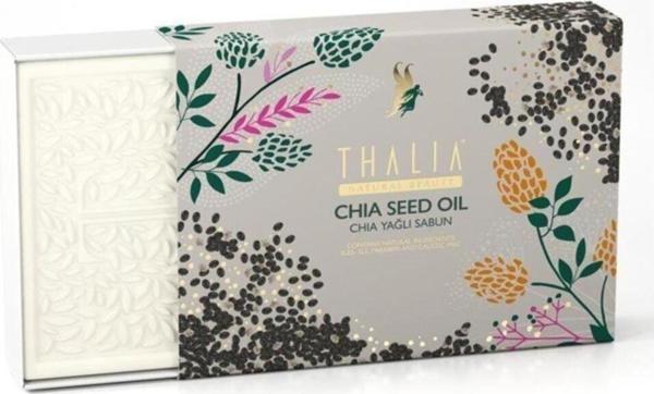 Thalia Hassas Ciltler Için Akne & Sivilce Önleyici Chia Yağlı Doğal Katı Sabun - 150 gr - Image 1