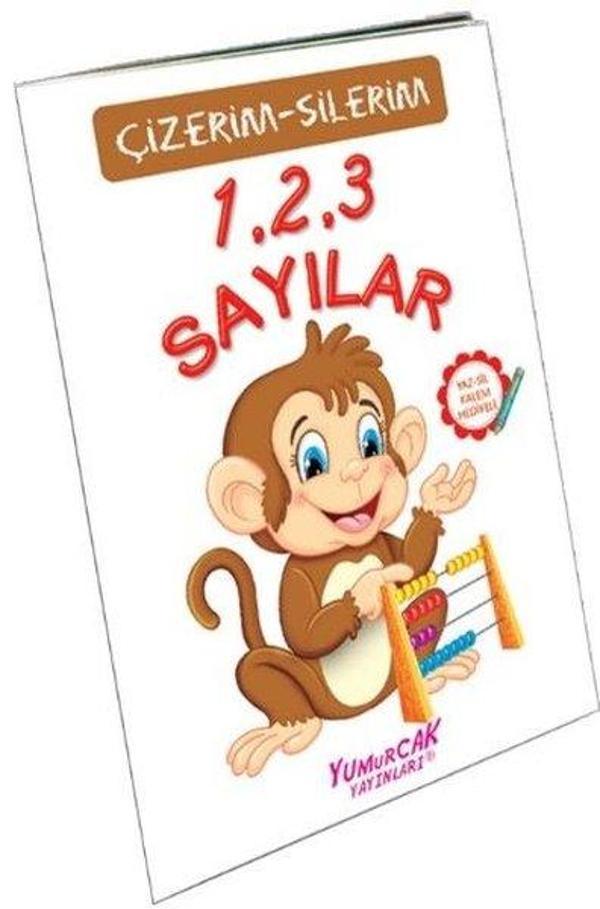 1 2 3 Sayılar - Çizerim Silerim - Yumurcak Yayınları - Image 1