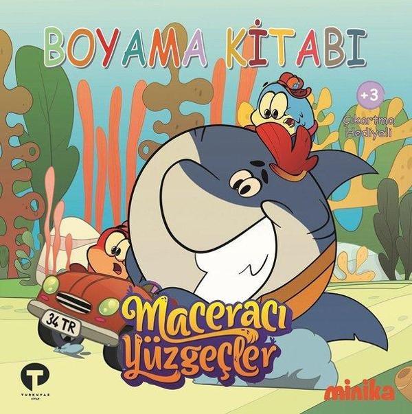 Maceracı Yüzgeçler Boyama Kitabı 2 - Turkuvaz Çocuk - Image 1