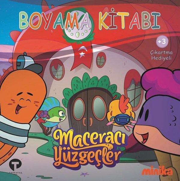 Maceracı Yüzgeçler Boyama Kitabı 4 - Turkuvaz Çocuk - Image 1