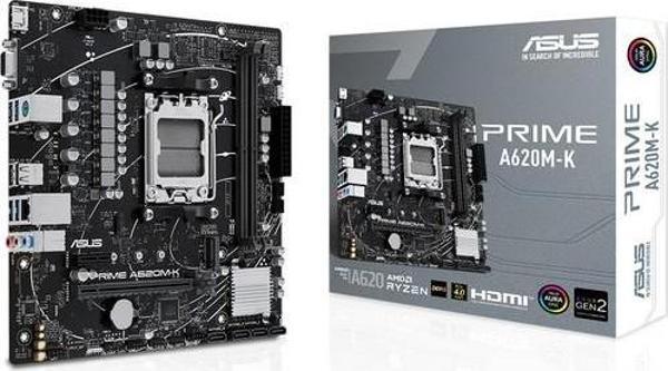 Prime A620M-K 6400Mhz (Oc) Ddr5 Soket Am5 M.2 Hdmi Vga Matx Amd Anakart - Image 1