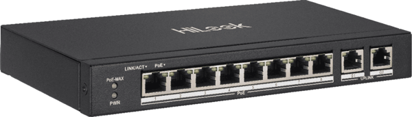 Ns-0310P-60(B) 10 Port 2 Port 10-100-1000 Gigabit 8 Port 10-100 Poe 60W Switch Hub - Image 1