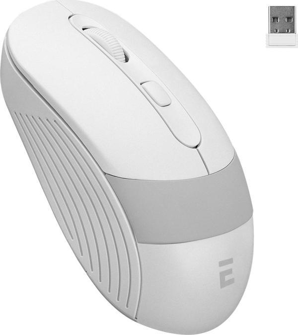Sm-18 Usb Beyaz-Gri 2.4Ghz Optik Kablosuz Mouse - Image 1