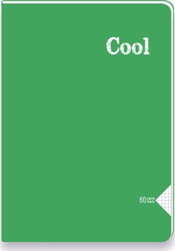 Keskin Color A5 60 Yaprak Kareli Pp Kapak Dikişli Cool Defter 450632-99 (12 Li Paket) - Image 1