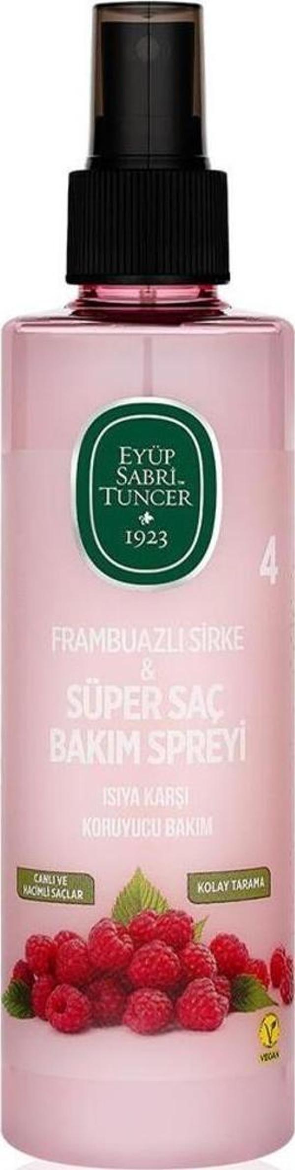 Eyüp Sabri Tuncer Frambuazlı Sirke - Süper Saç Bakım Spreyi 210Ml - Image 1