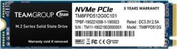 512Gb Mp33 Pro 2400-2100Mb-S Nvme Pcie Gen3X4 M.2 Ssd Harddisk Tm8Fpd512G0C101 - Image 1