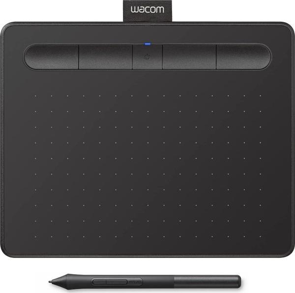 Wacom Intuos Küçük Bluetooth Grafik Çizim Tableti - Siyah - Image 1