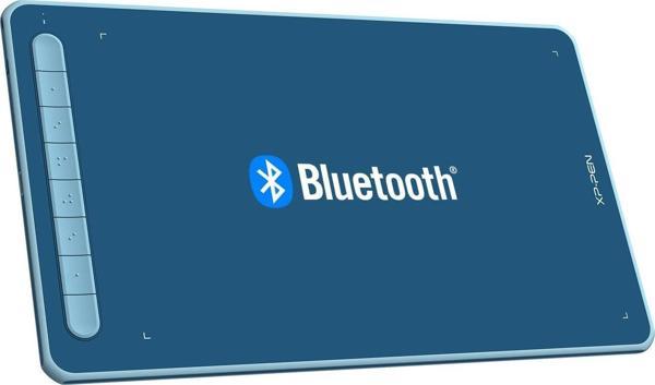 XP-Pen Deco LW Bluetooth Kablosuz Grafik Çizim Tableti 10x6  - Mavi - Image 1