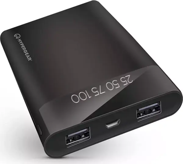 Hypergear 12000 Mah Çift Çıkışlı Powerbank Siyah - Image 1