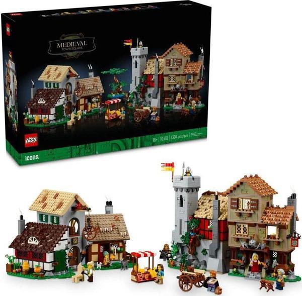 LEGO ICONS 10332 Medieval Town Square (3304 Parça) - Image 1