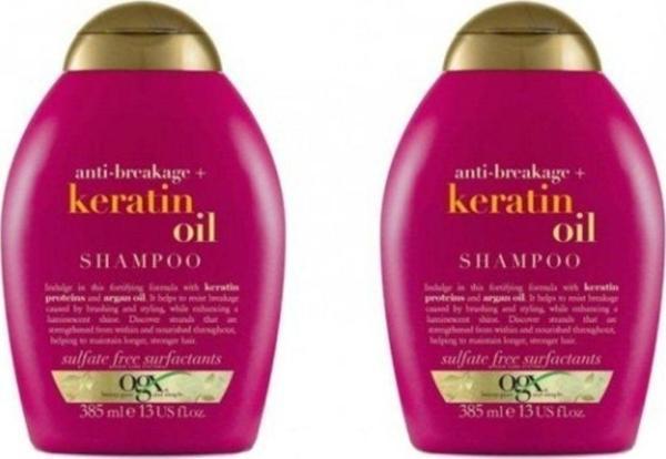 Hazarsat Keratin Oil Kırılma Karşıtı Şampuan 385 ml x 2 Adet - Image 1