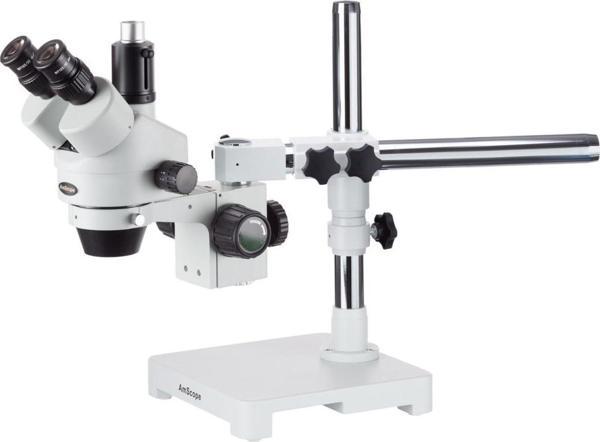 AmScope SM-3T Profesyonel Trinoküler Stereo Zoom Mikroskop - Image 1