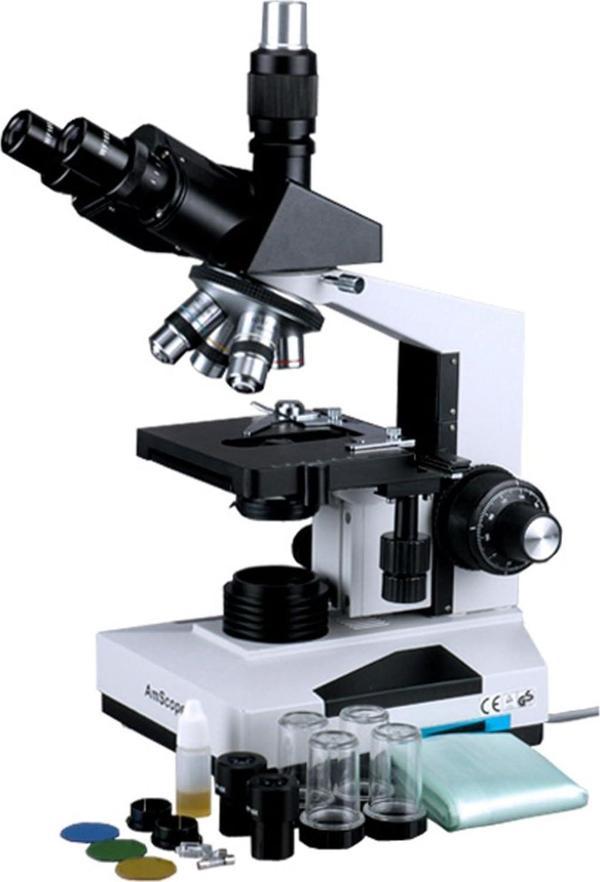 AmScope T490 Bileşik Trinoküler Mikroskop - Image 1