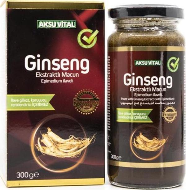 Aksu Vital Ginseng Ekstraktlı Bitkisel Macunnu 300 gr - Image 1