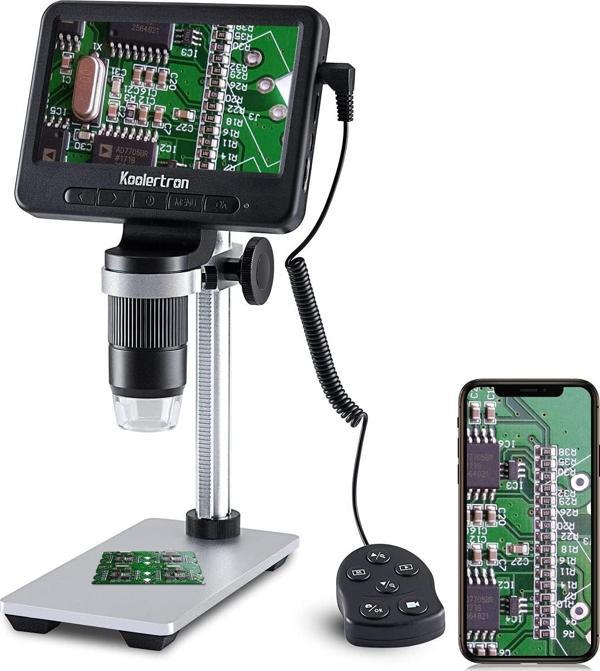 Koolertron 5 Inc LCD Dijital Mikroskop Video Mikroskop - Image 1