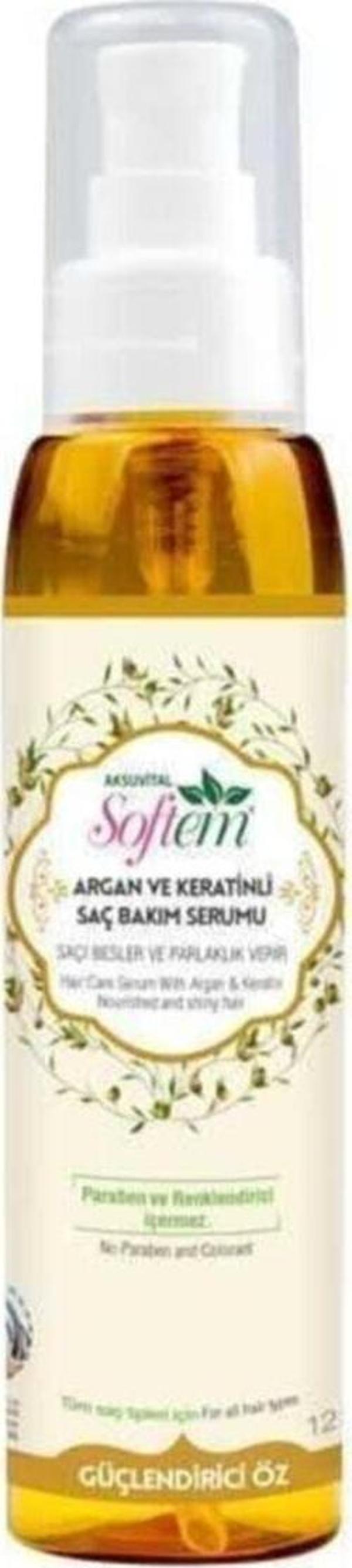 Aksu Vital Solftem Argan Ve Keratinli Saç Bakım Serumu 125 ml - Image 1