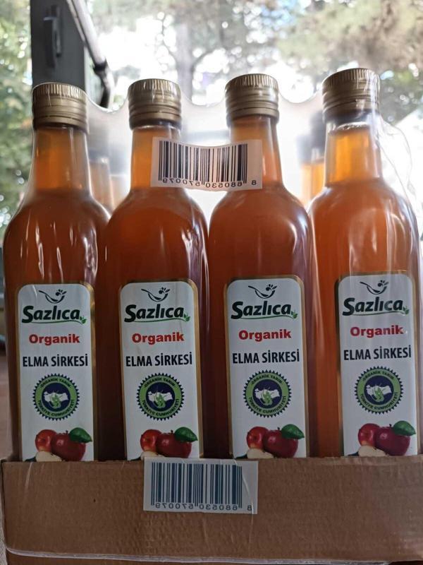 Sazlıca Organik Elma Sirkesi (500 ML) - Image 1