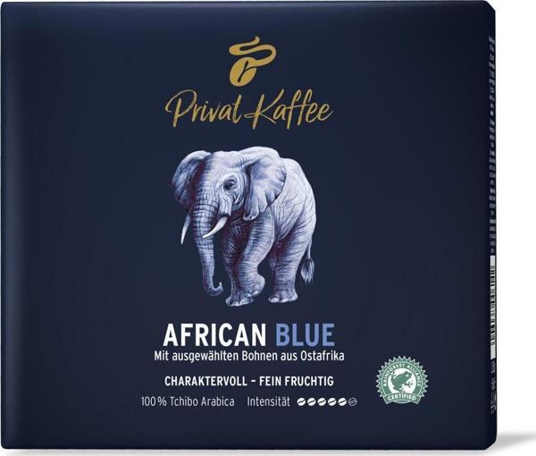 Tchibo Privat Kaffee African Blue Öğütülmüş Filtre Kahve 2x250 g - Image 1